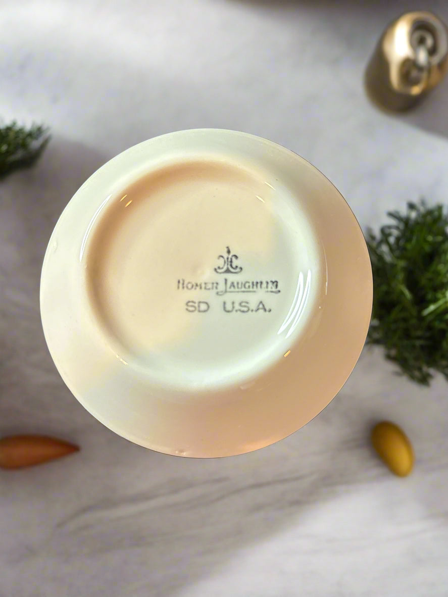 Homer Laughlin Green Field Condiment Bowl/Sauce Bowl/Berry Dessert Bowl - 11 in Stock