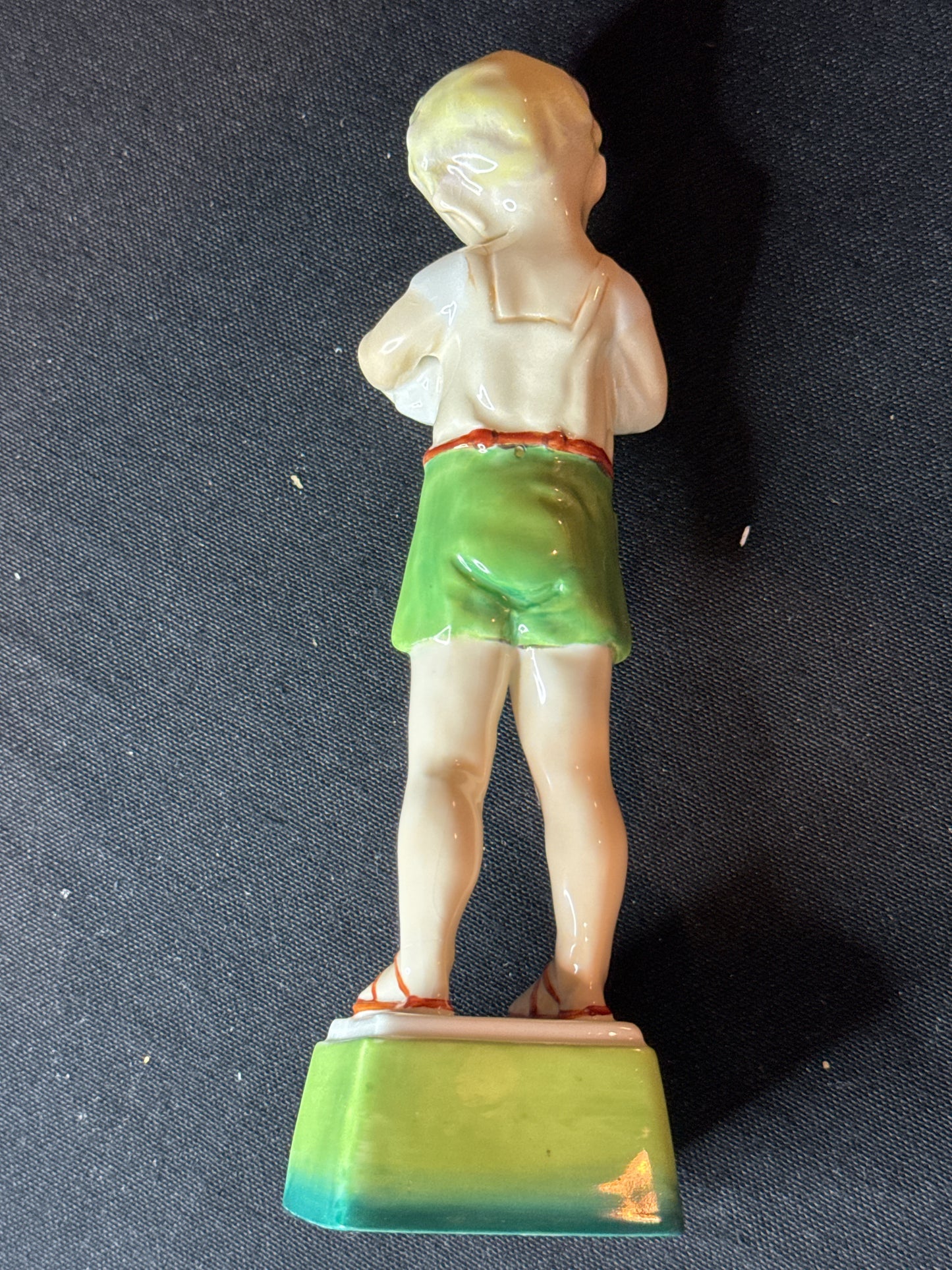 Royal Worcester Friday Boy Days of the Week Porcelain Figurine 7" Tall