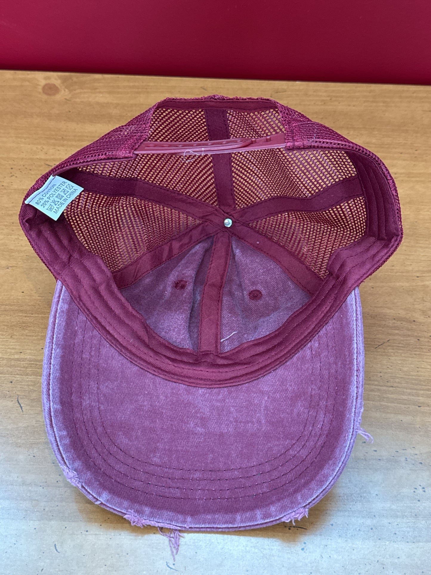 Shit Show Supervisor Baseball Cap Hap Purposefully Distressed New Never Worn Snapback