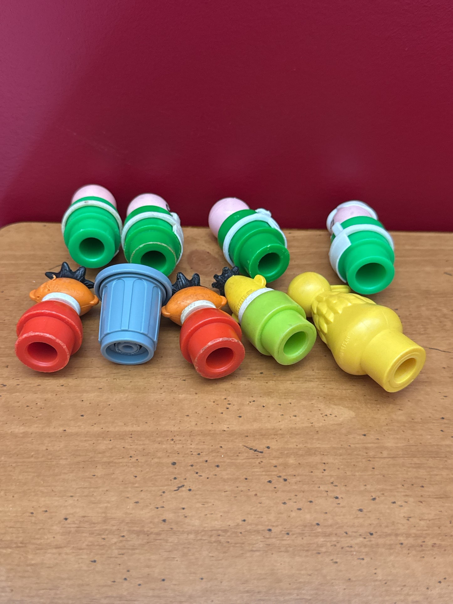 Sesame Street Fisher Price Little People Set of 9 1970s Vintage Figures