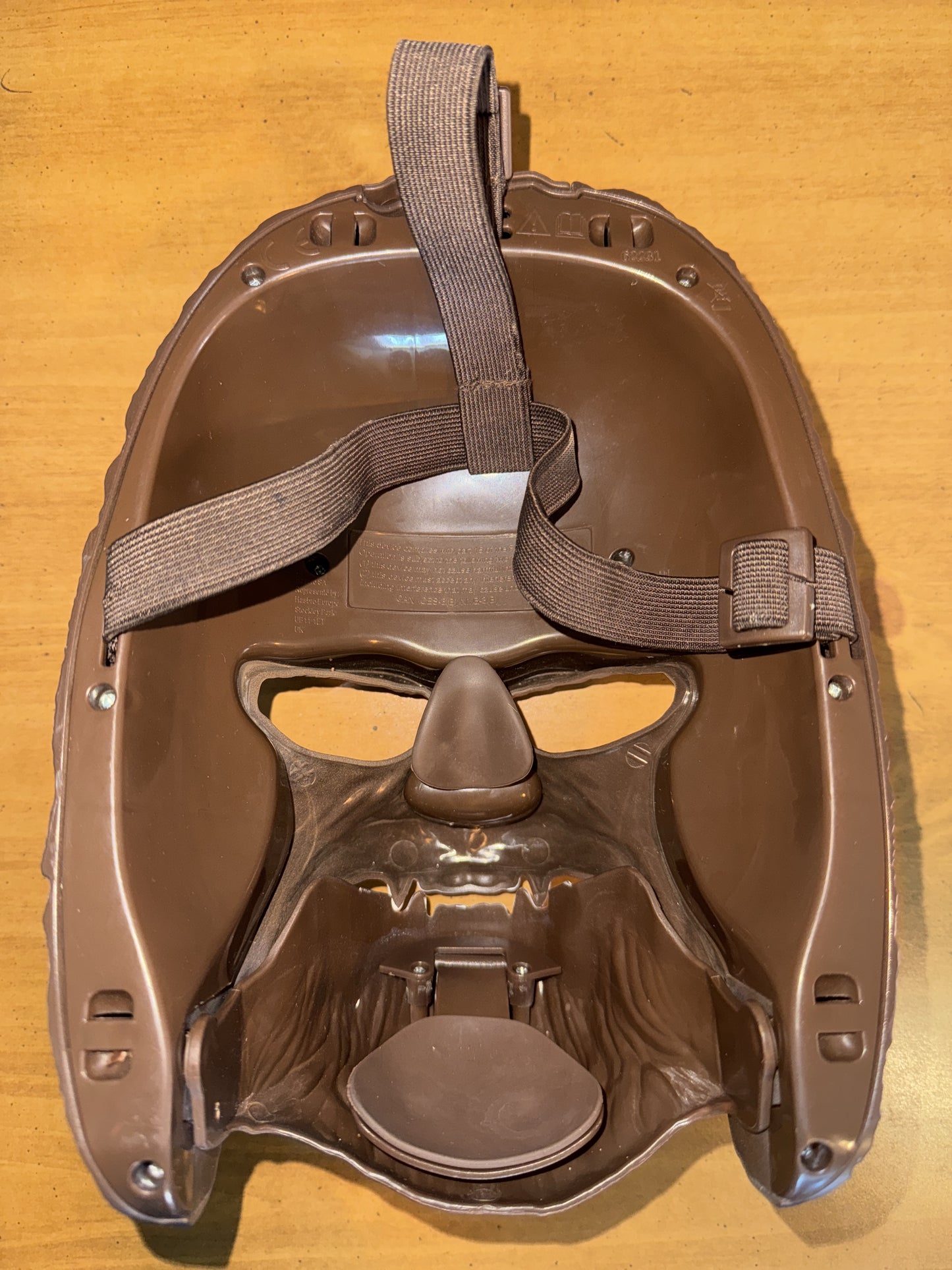 2015 Hasbro Star Wars Chewbacca Electronic Wookie Sounds Mask Tested Works Great!
