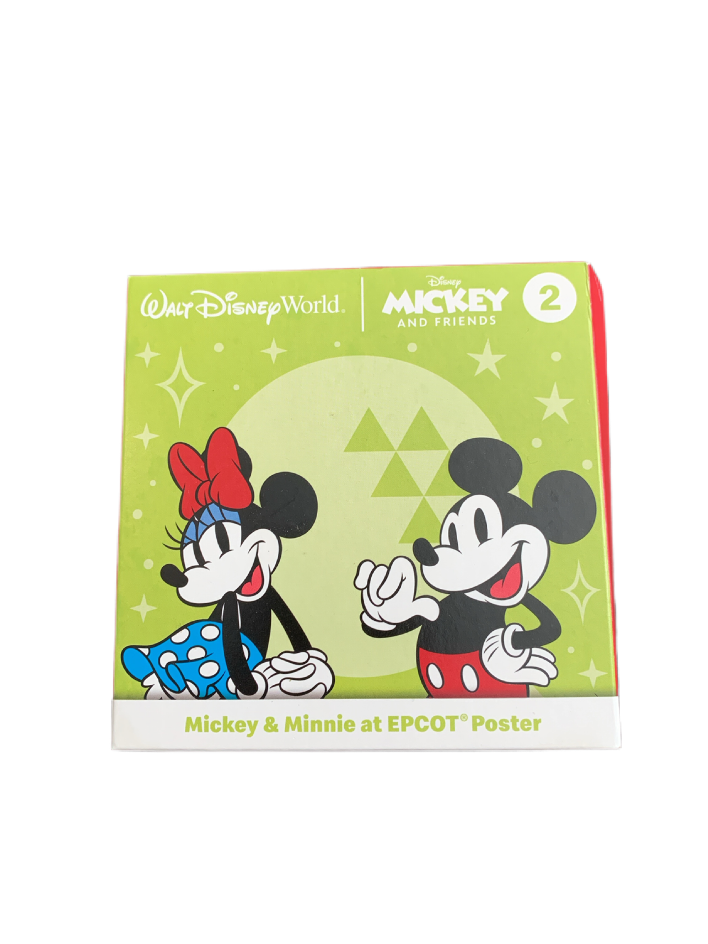 2022 Disney Mickey and Minnie at Epcot Poster Happy Meal from McDonalds