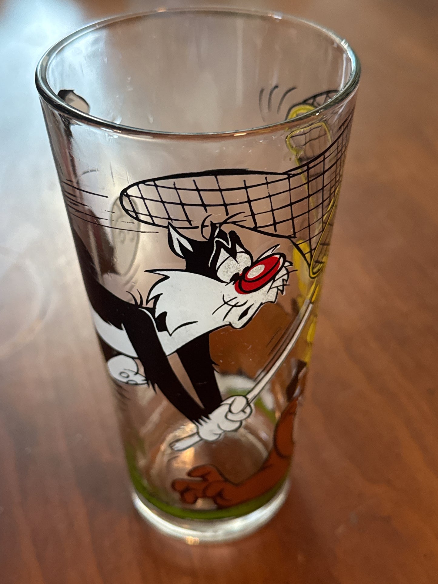 Vintage Pepsi Collector Series Sylvester, Tweety Bird and Spike Warner Bros 1976 Drinking Glass