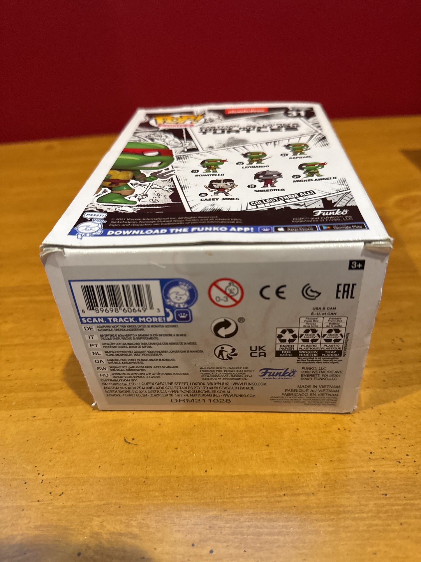 Funko Pop! + Protector Comics #31 Teenage Mutant Ninja Turtles Raphael (PX Exclusive) NIB