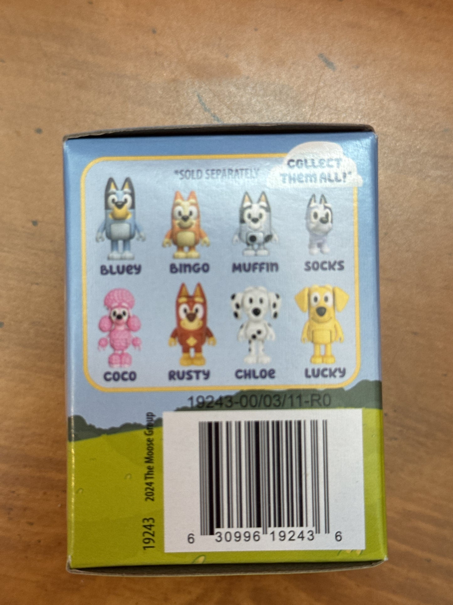 Bluey & Friends Vinyl Figure Socks New in Box