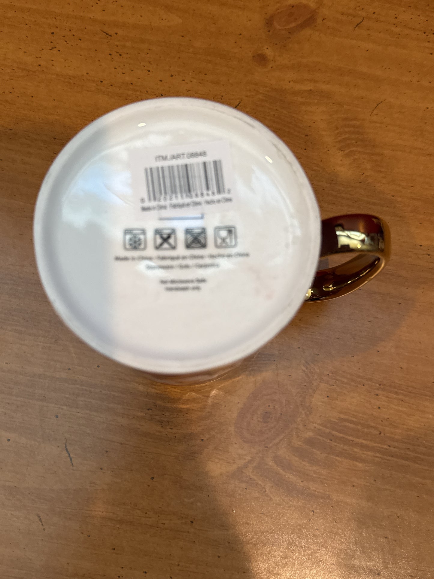 Sheffield Home Purple Butterfly Initial "A" Coffee Cup Mug 4 1/8" Tall New