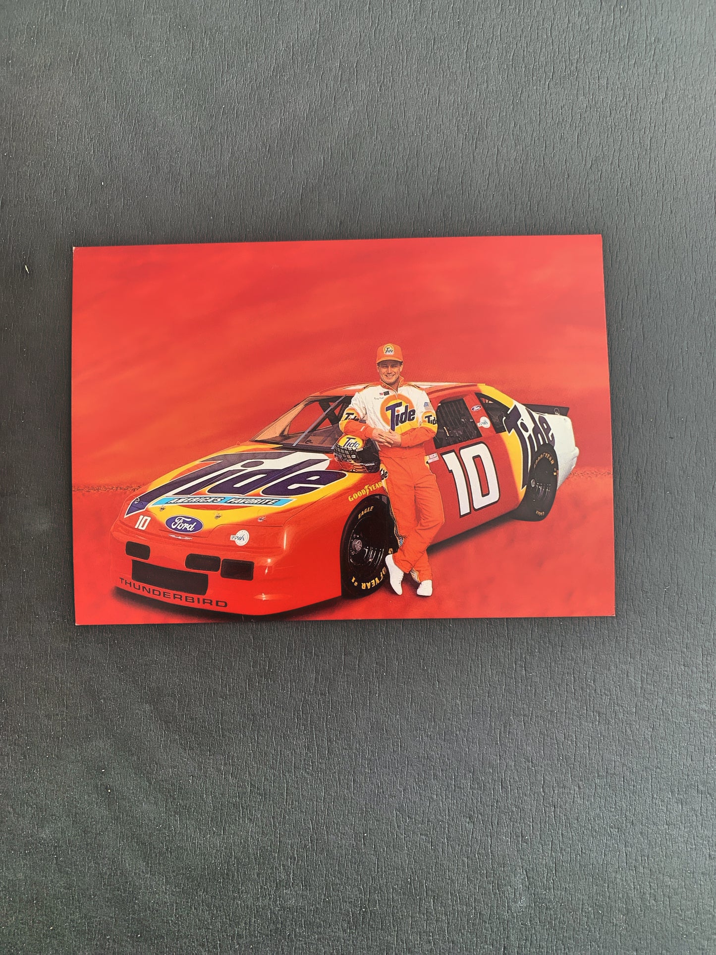 Ricky Rudd 1994 Hero Card Tide with Schedule on Back
