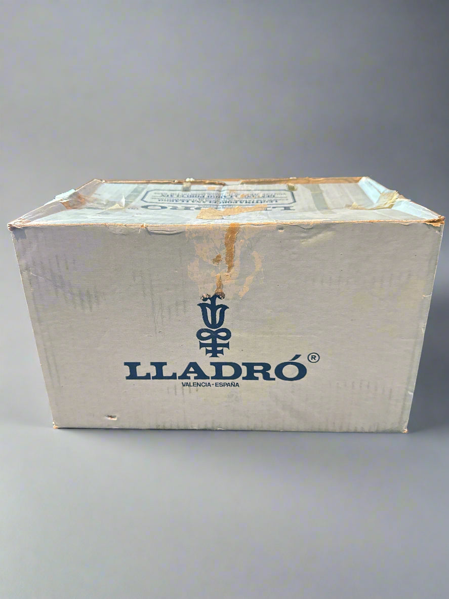 Lladro Box Only for 4840 Oriental Girl Glossy Figurine With Packing 13.25" Long