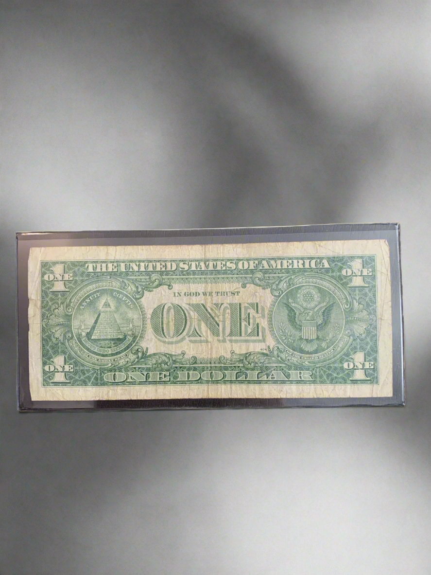 1957 - A $1 Dollar Bill Silver Certificate Note