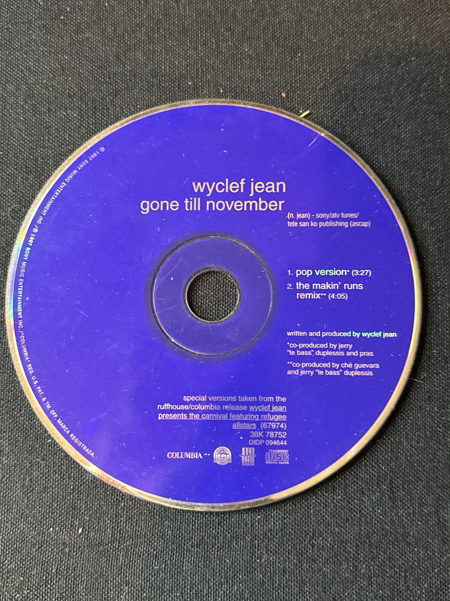 Miscellaneous Music 4 CDs Indigo Nights, Coyote Ugly, Lauryn Hill, Wyclef Jean