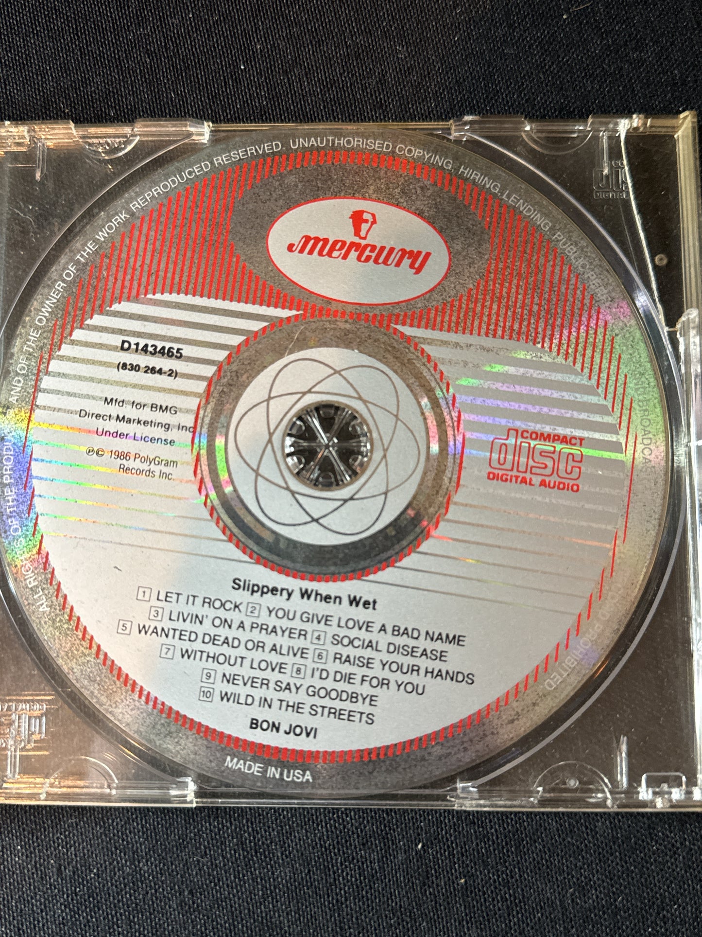 Pop/Rock 4 CDs Weezer, Bon Jovi, Deskee, Janet Jackson