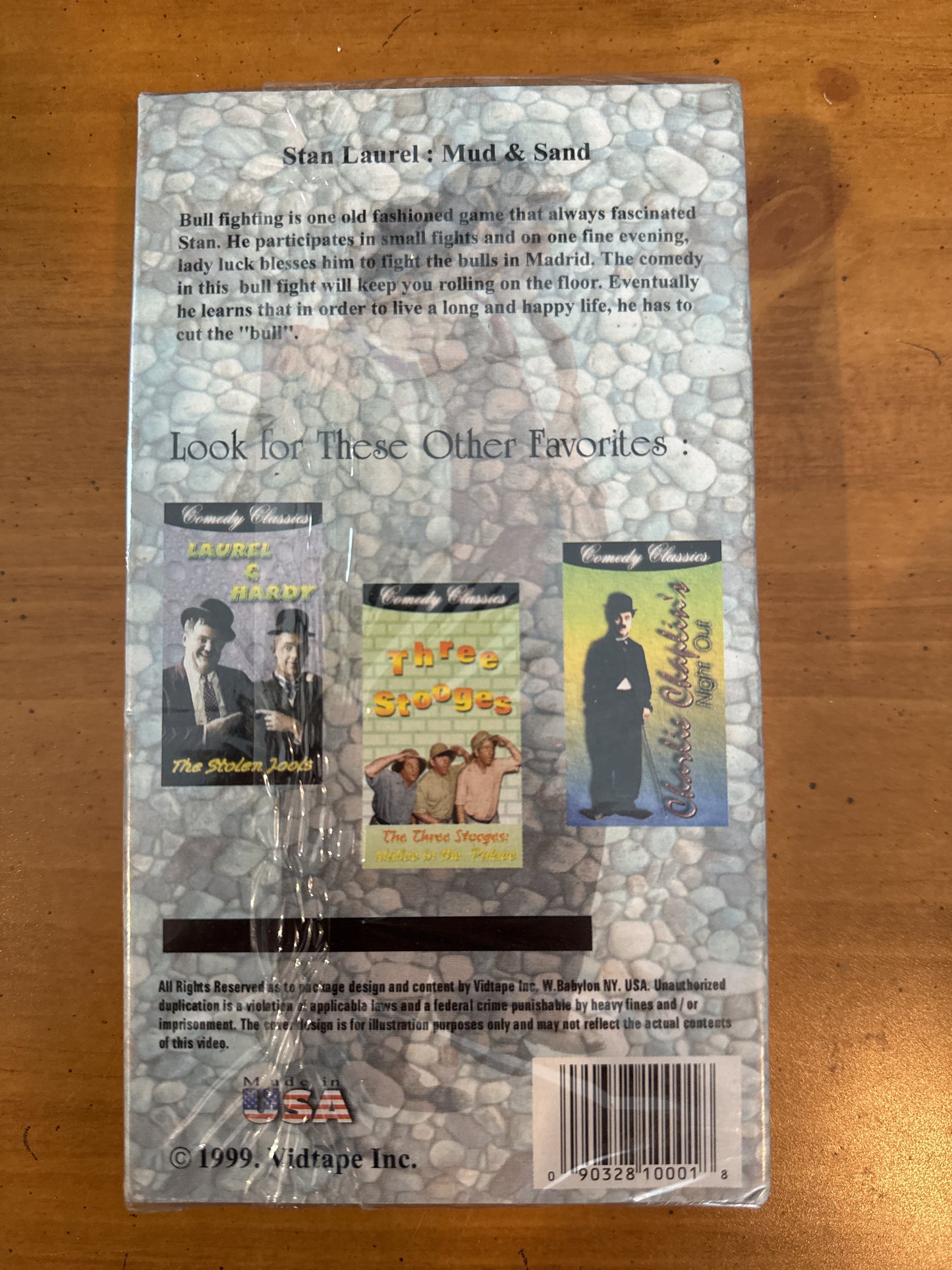 Stan Laurel Mud & Sand Comedy Classics VHS New Sealed in Plastic
