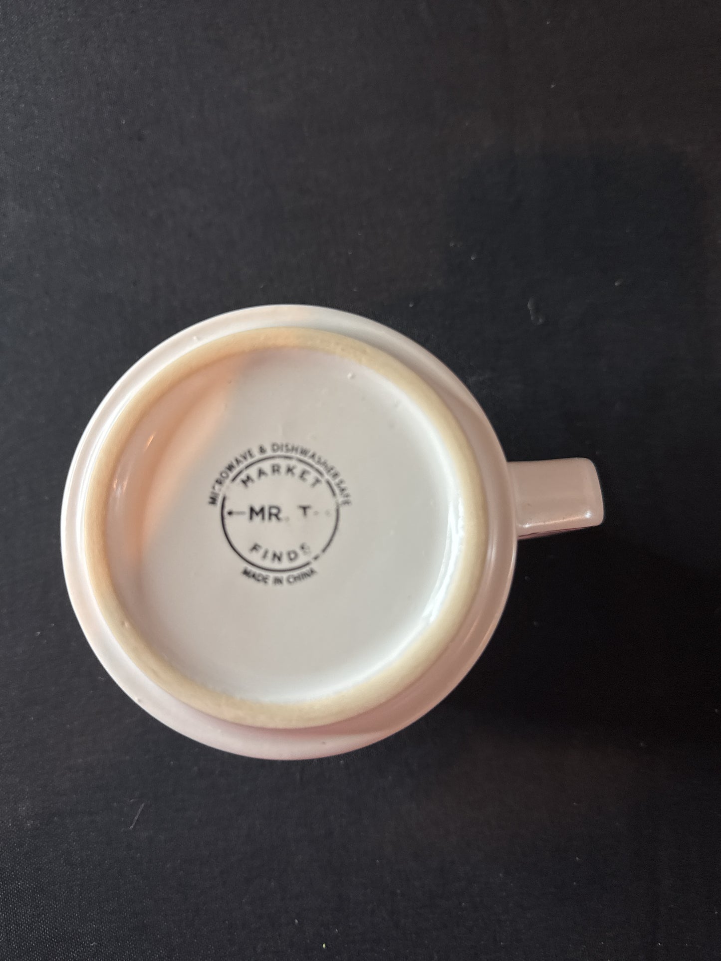 Market Finds Cherry White Coffee Cup Mug 4 3/8" Tall New