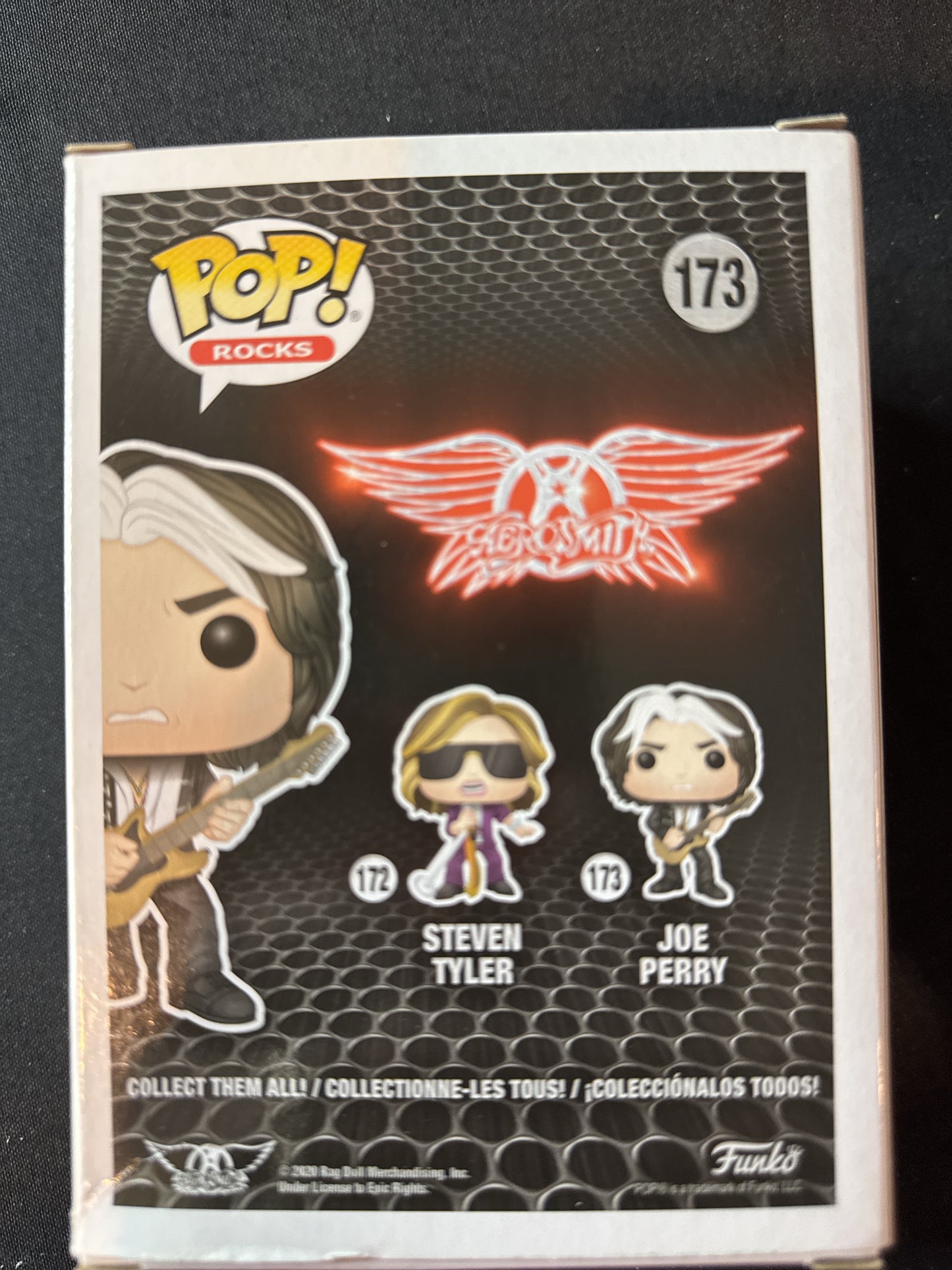 Funko Pop! Rocks Aerosmith #173 Joe Perry Vinyl Figure New in Box