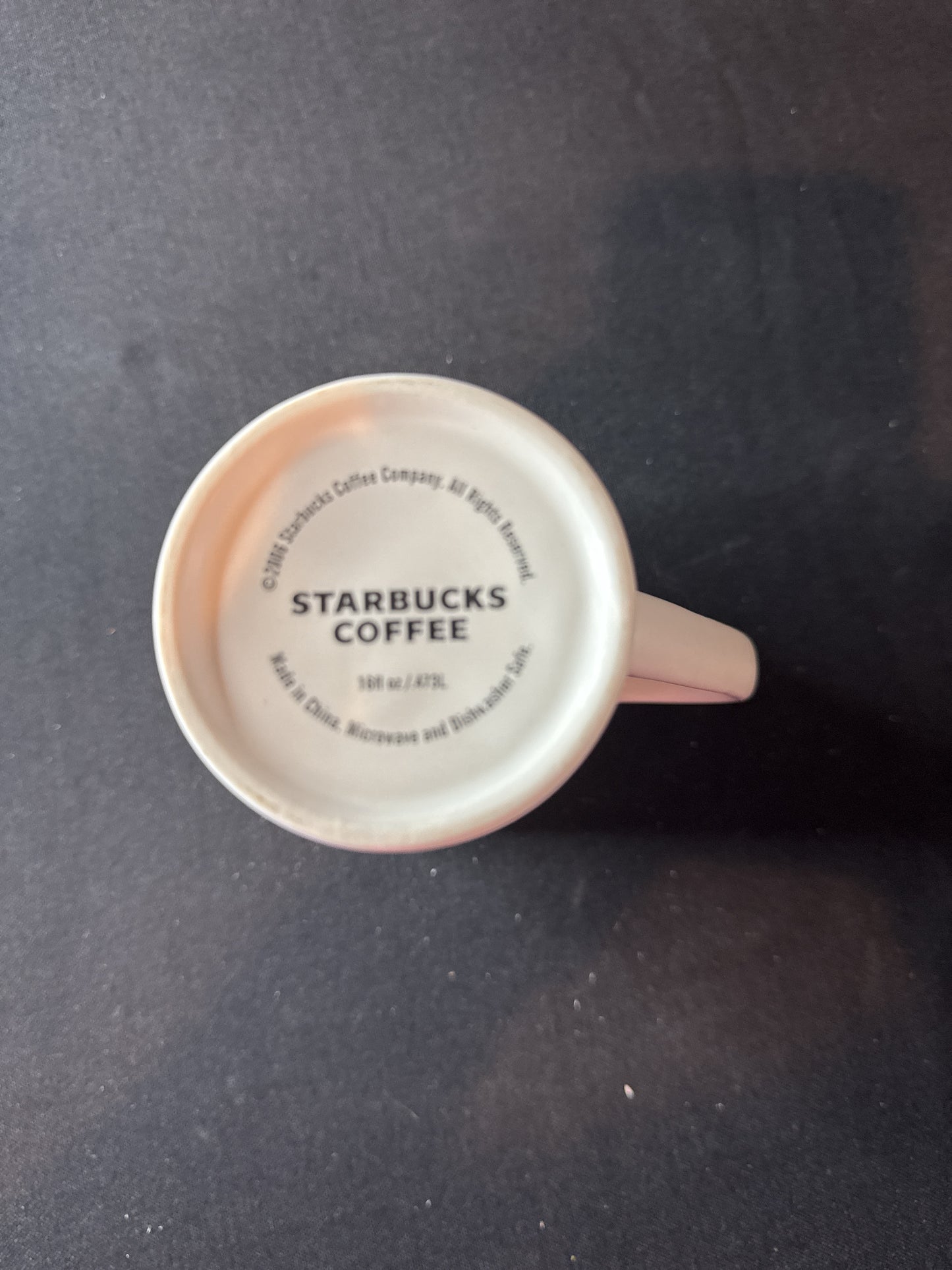 Starbucks 6" Tall White Coffee Mug Cup Green Siren Logo (2006)