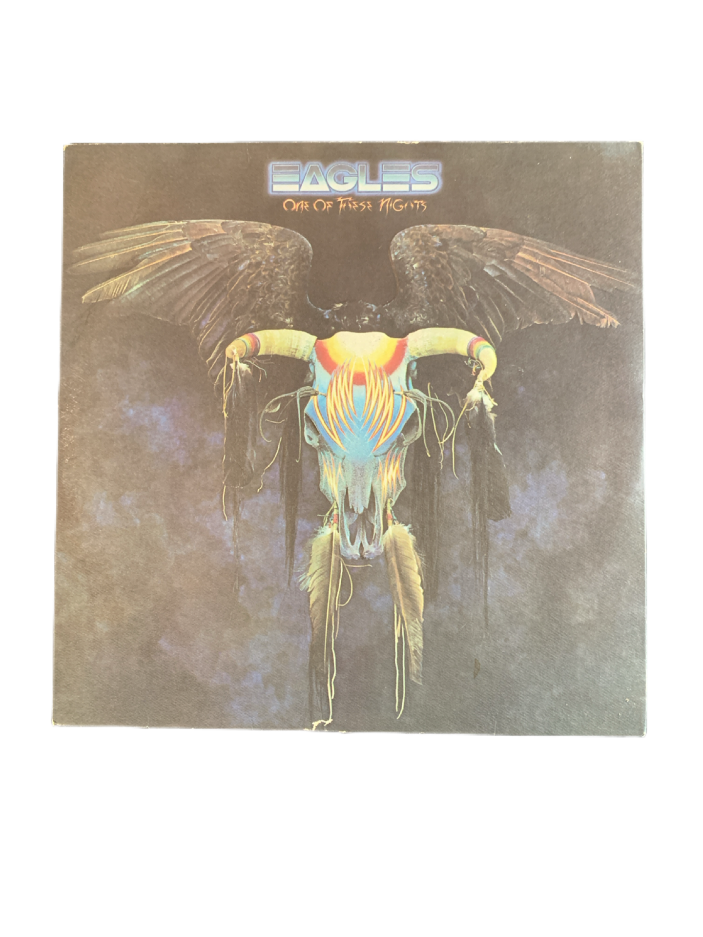 Eagles One of these Nights Original First Press LP Album Embossed Cover 1975