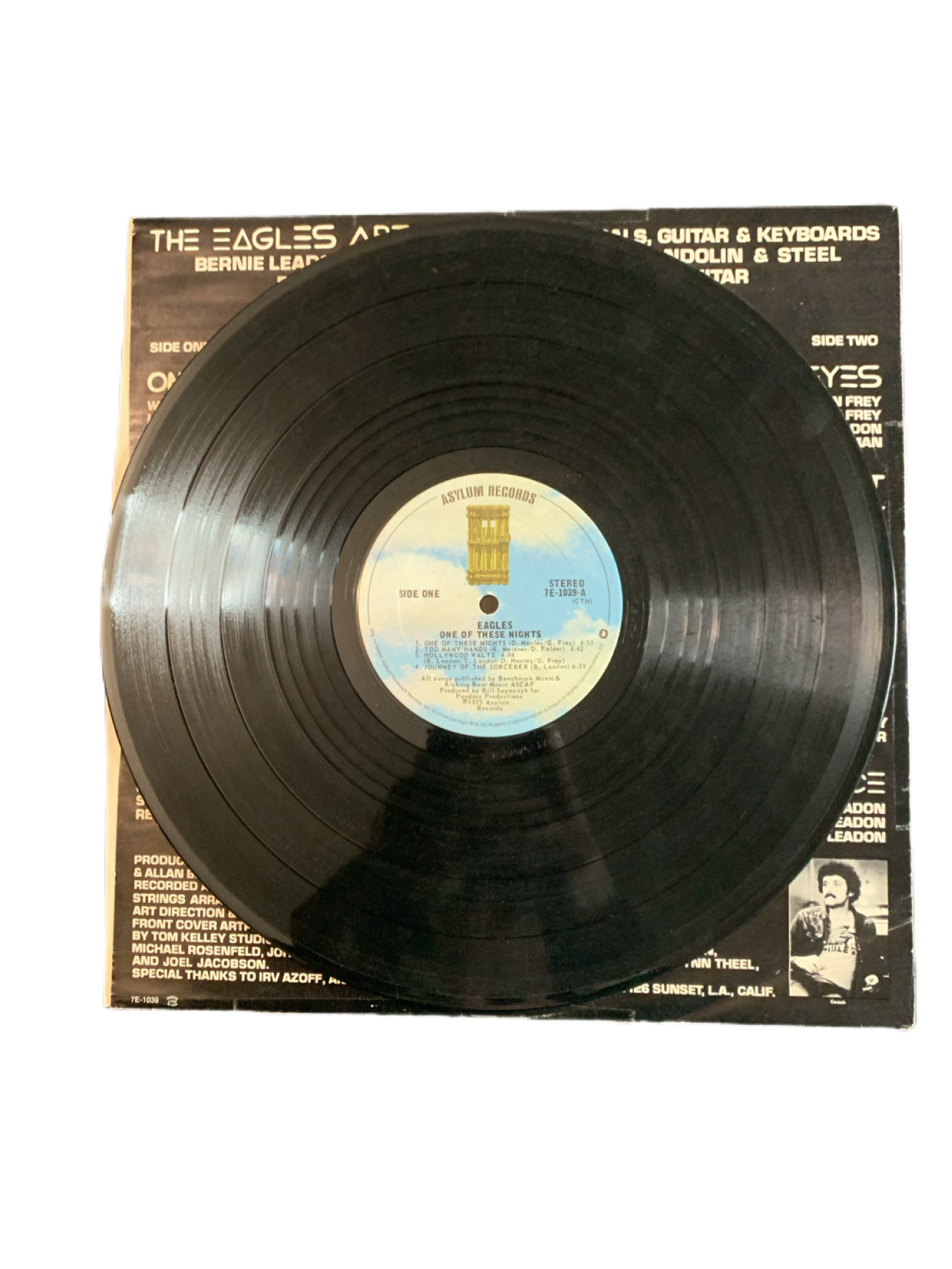 Eagles One of these Nights Original First Press LP Album Embossed Cover 1975