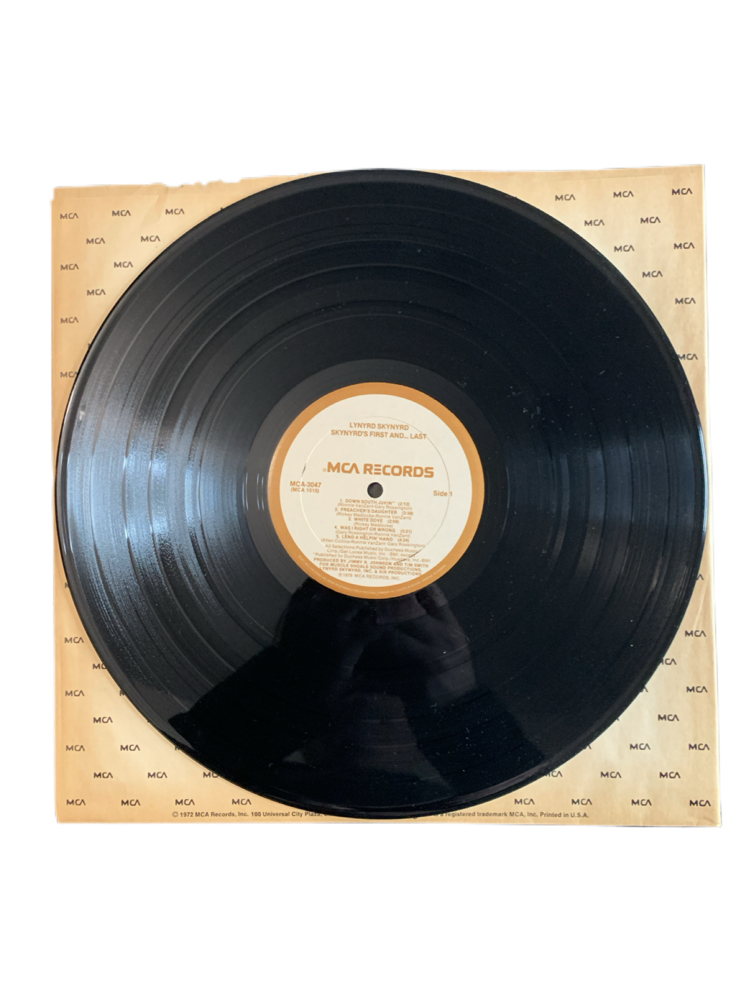 Lynyrd Skynyrd - Skynyrd's First and ... Last (LP, Album, Glo)