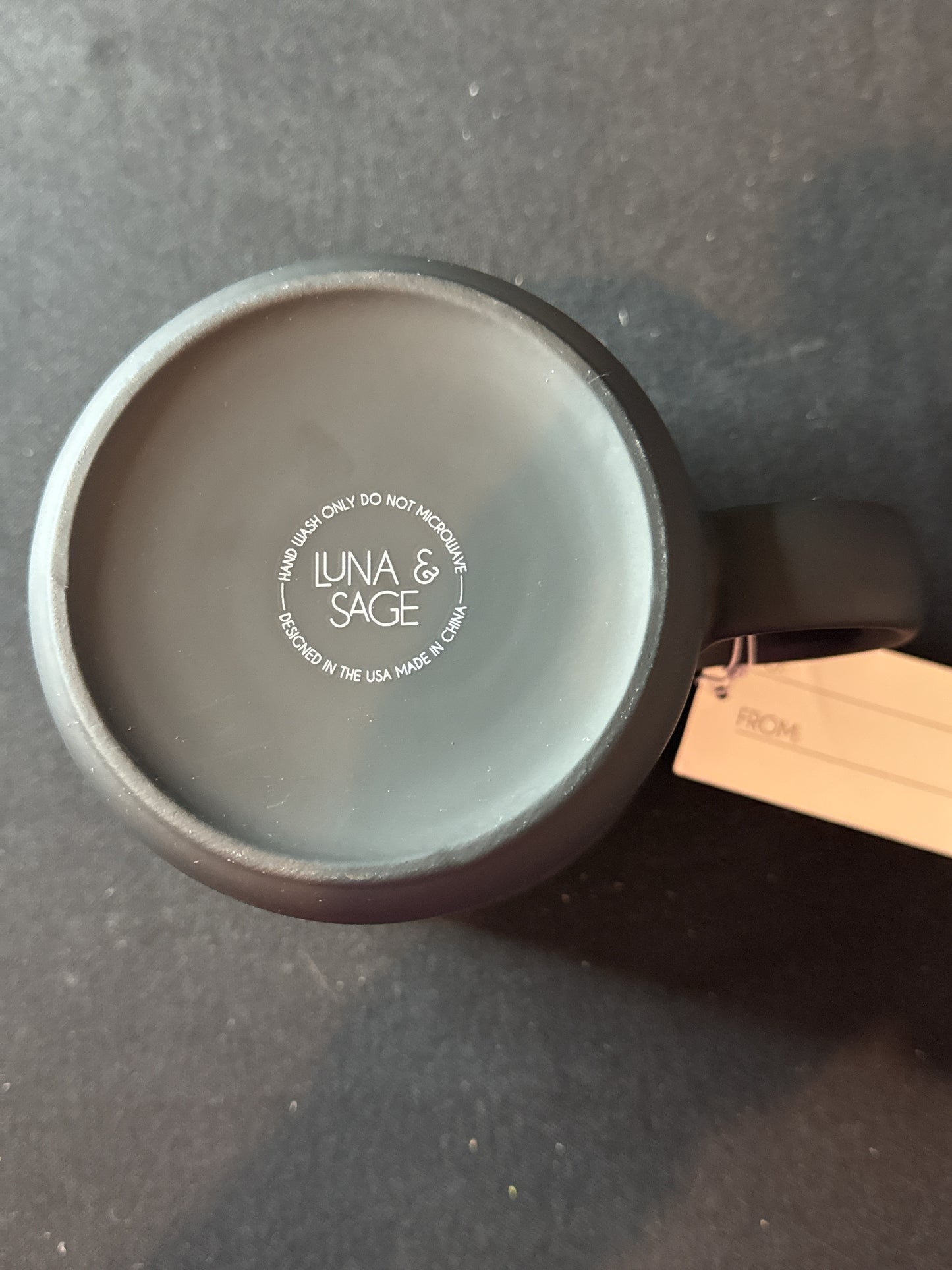 Large "Genius is Hereditary" Soft Feel Coffee Cup Mug 20oz Proud Grad Dad Black/White