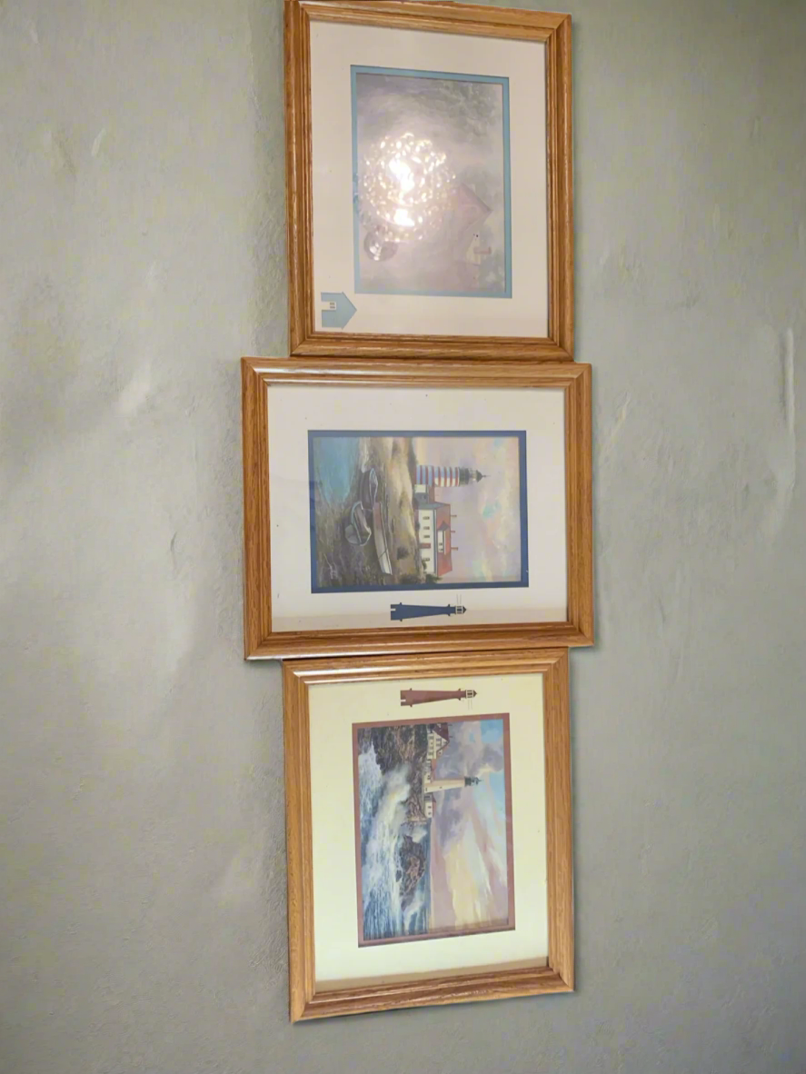3 Classic Print Posters 8X10 Matted and Framed Nenad Mirkovich, Carl Valente, Sambataro
