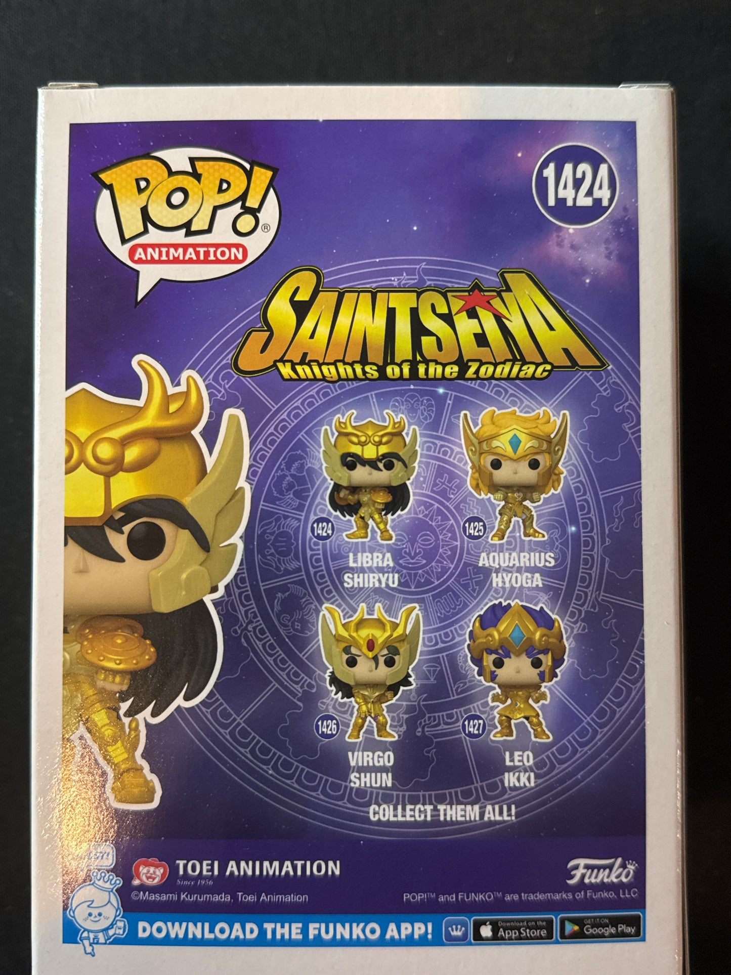 Funko Pop! Animation Saintseiya Knights of the Zodiac Libra Shiryu Vinyl Figure #1424