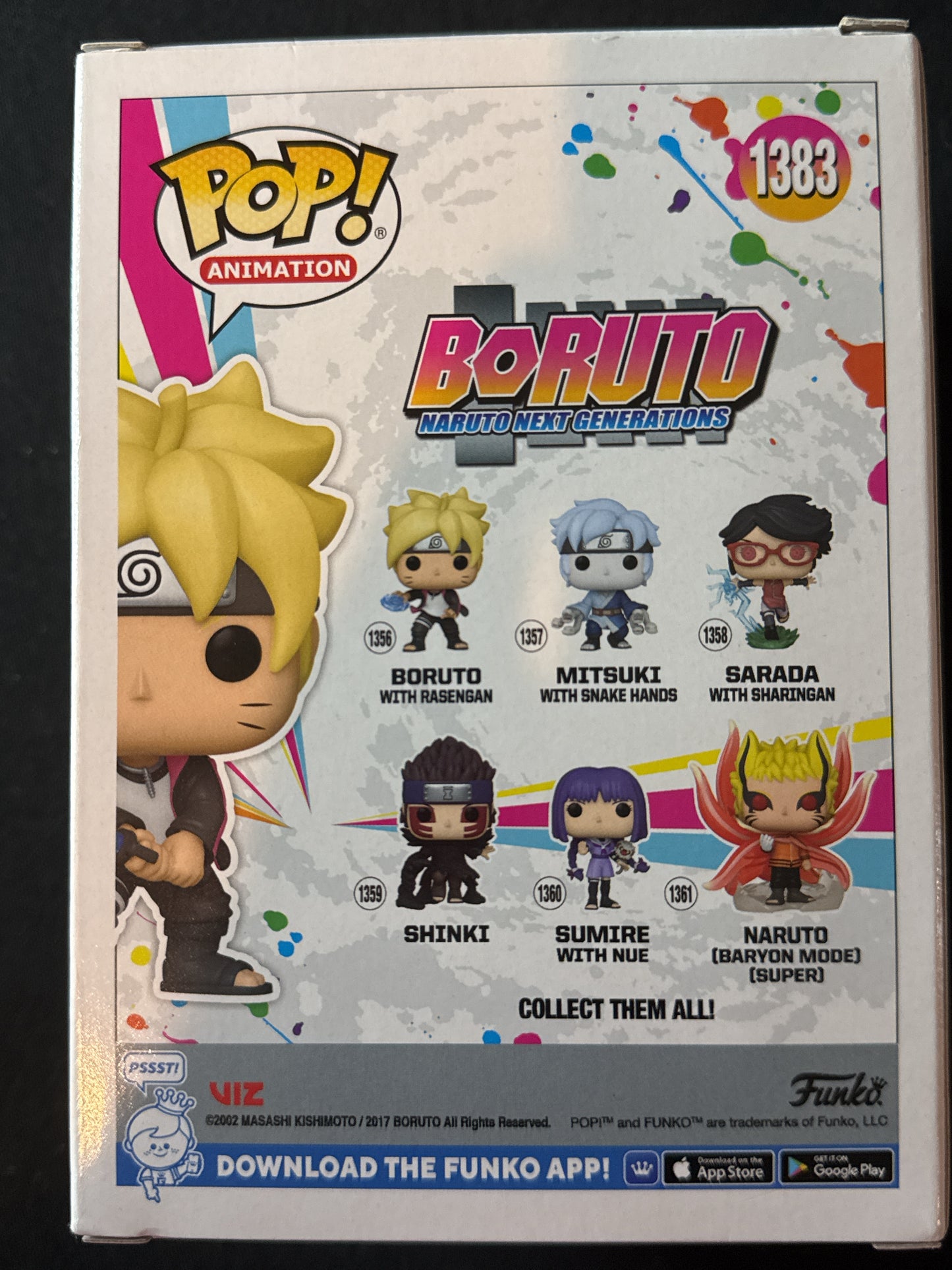 Funko Pop! Boruto Naruto Next Generation #1383 AAA Anime Exclusive With Chakra Blade NIB