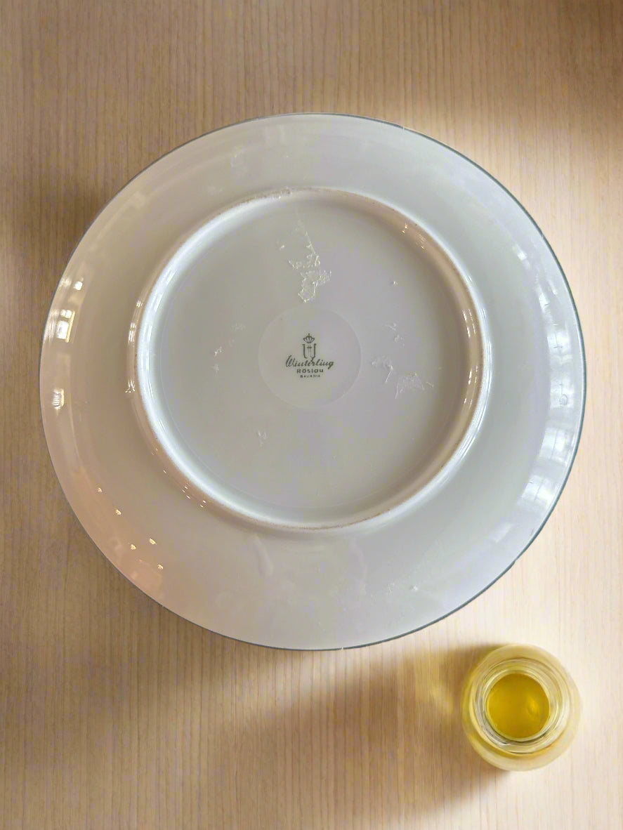 Winterling Tea Cup and Saucer and Salad Plate 2.75" Tall Cup 6" Wide Saucer 7.5" Wide Plate