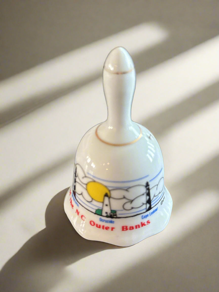 Vintage Collector's Bell "Lighthouses of the Outer Banks" 3.25" Tall