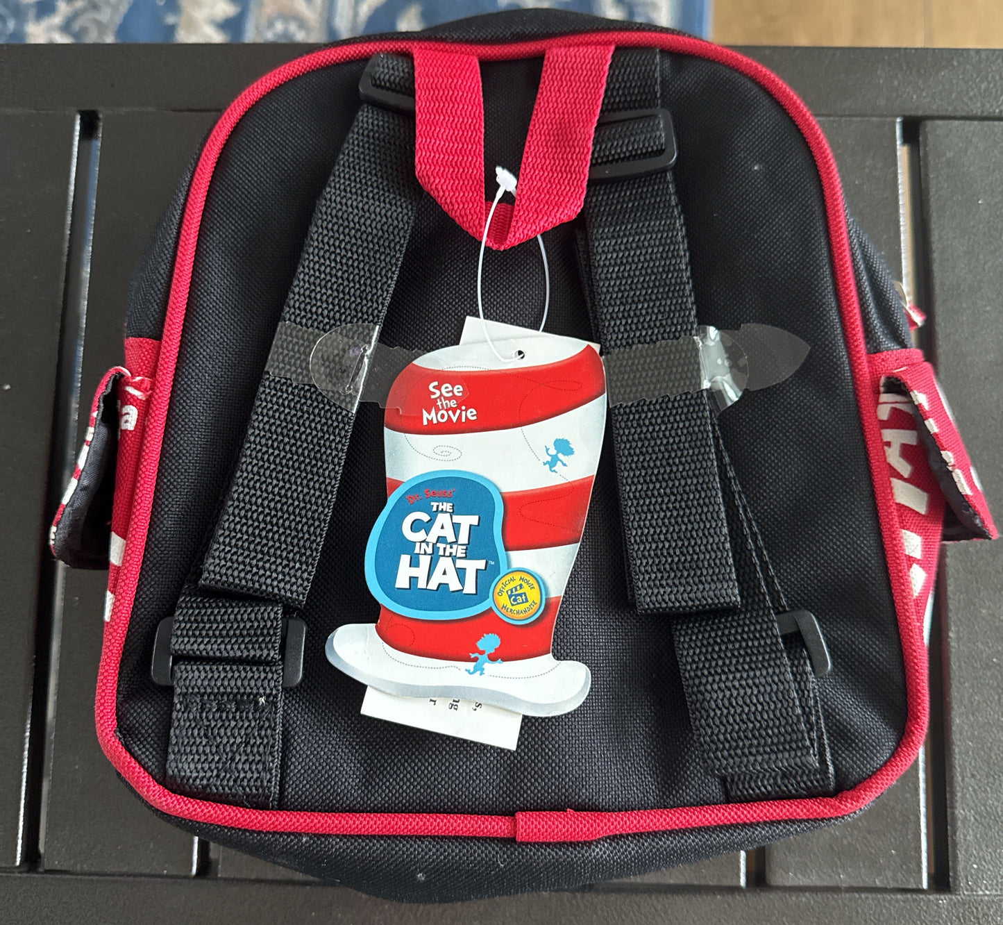 The Cat In The Hat Miniature Backpack New With Tags Official Movie Merchandise