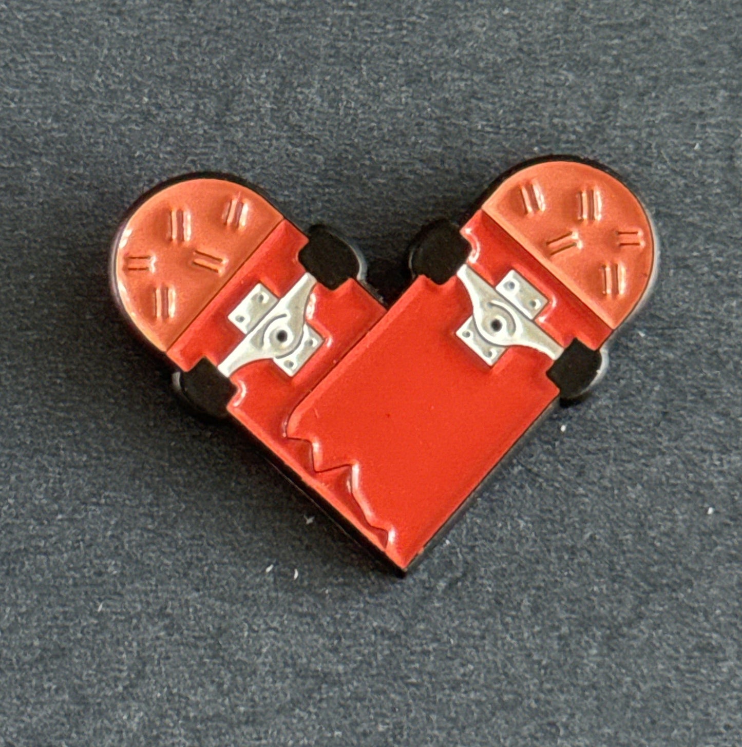 Skateboard Heart Enamel Pin Badge Skater Gift Find Your Freedom