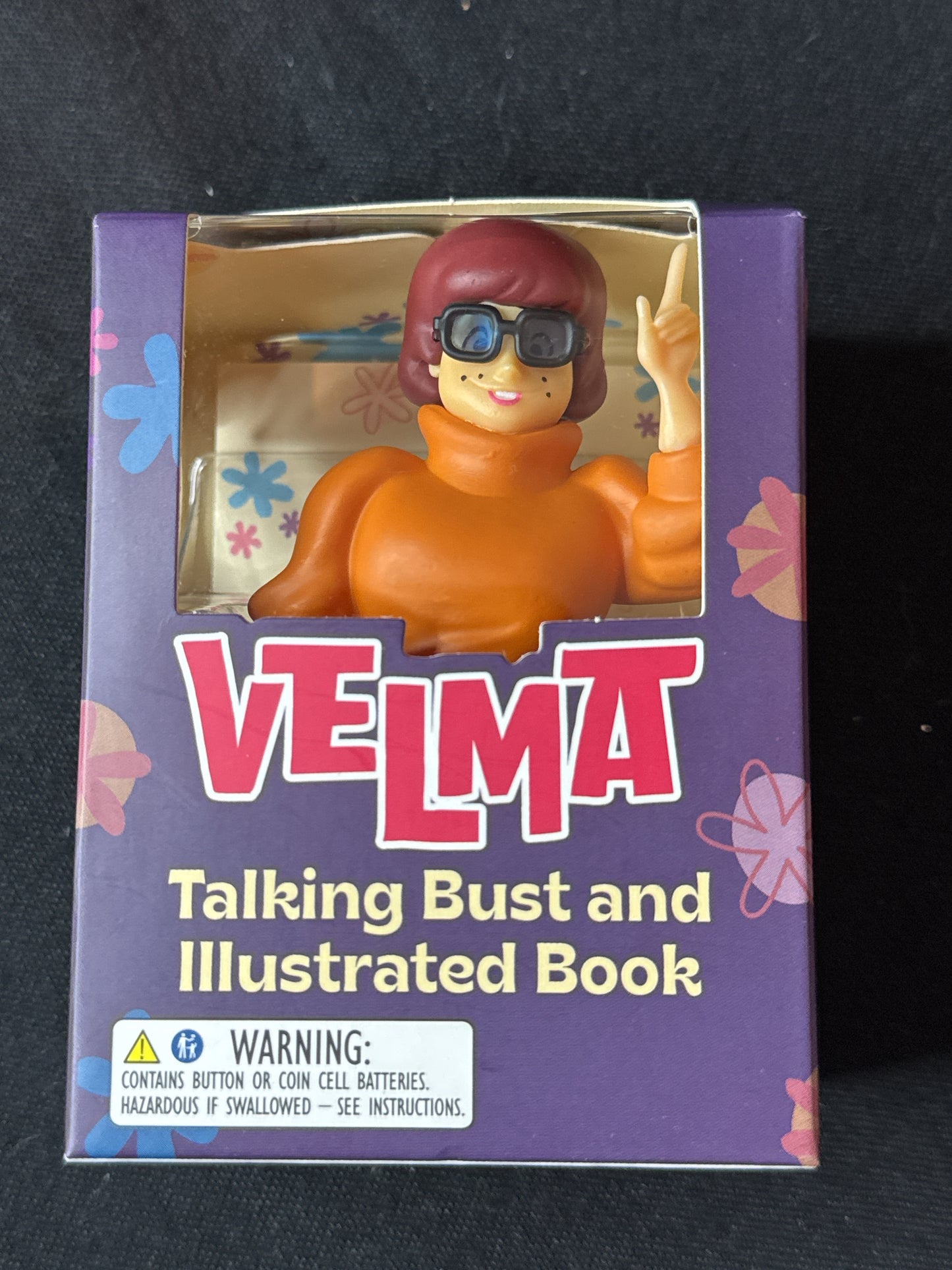 Scooby Doo TV Series Velma Talking Bust and Illustrated Book New in Box Sealed
