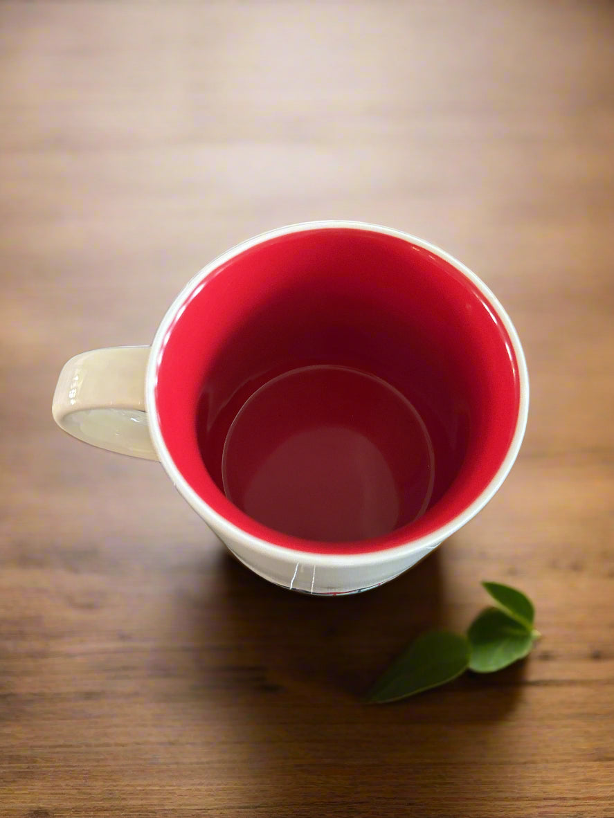 San Antonio Starbucks 2013 You Are Here Collection Coffee Cup Mug Red Interior 3.5" Tall