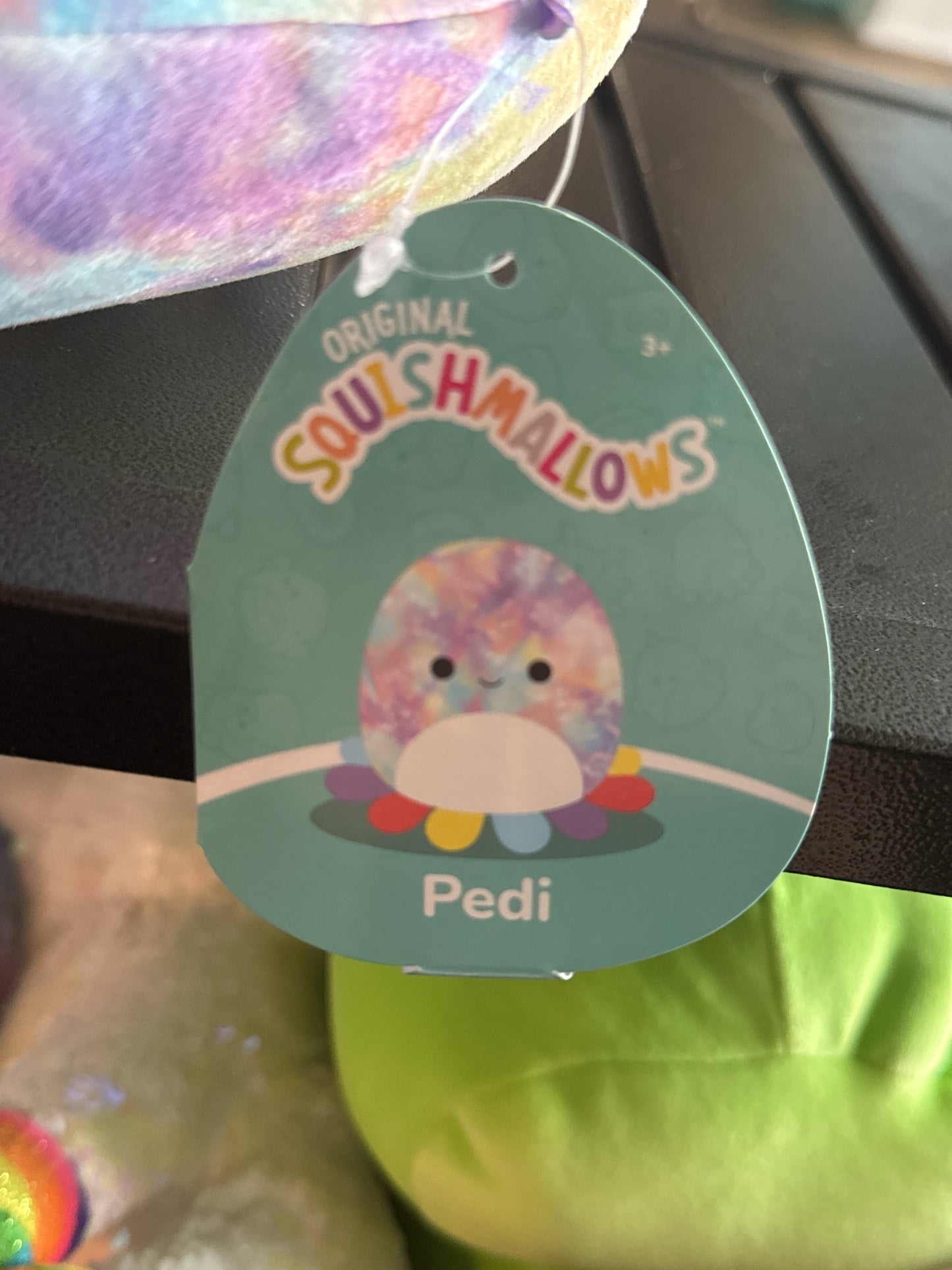 Squishmallows Pedi The Octopus 8" Plush Rainbow TieDye New With Tags