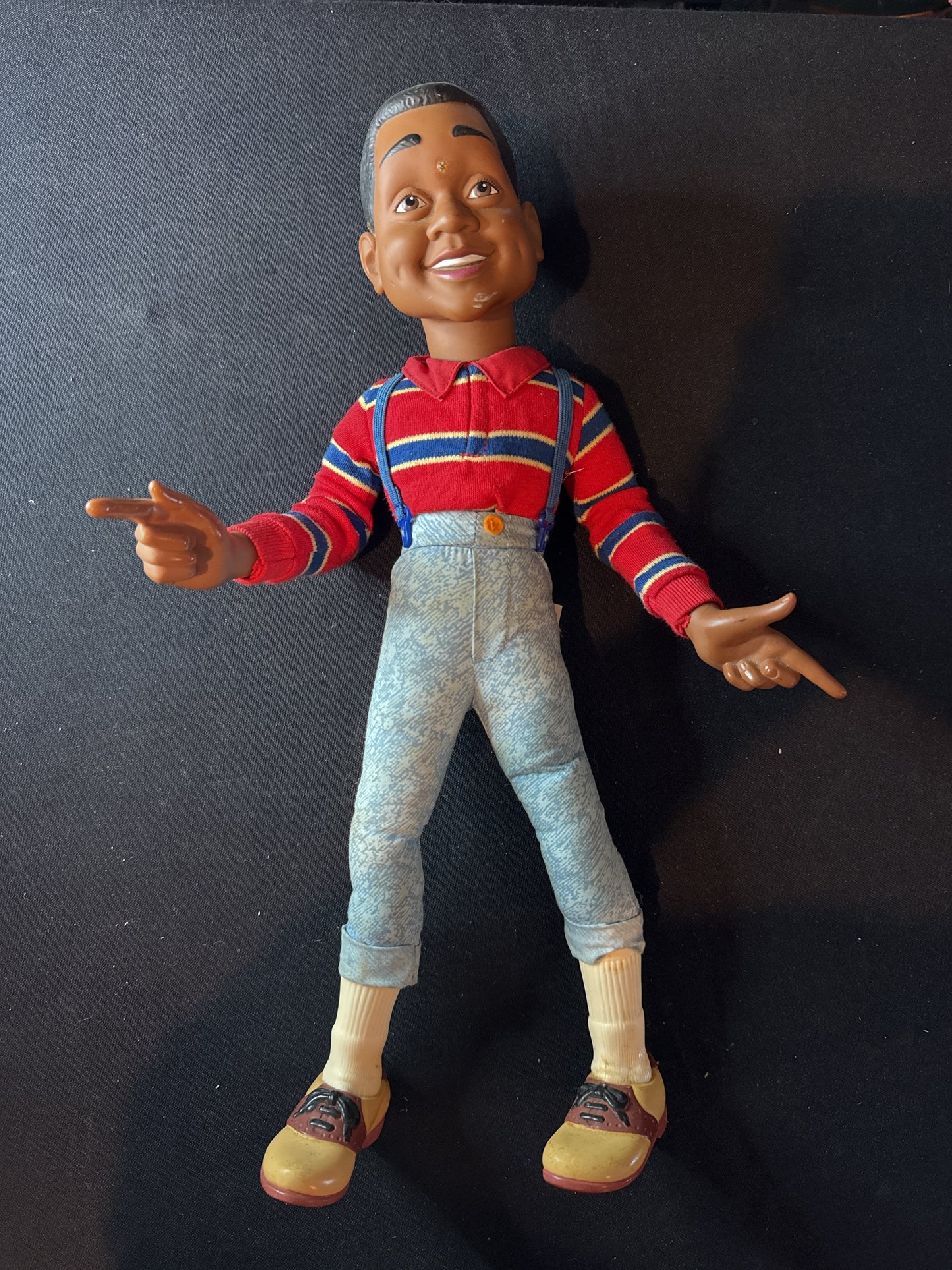 Vintage Steve Urkle Doll 17" TV Character Family Matters Toy Pull String Talking Works