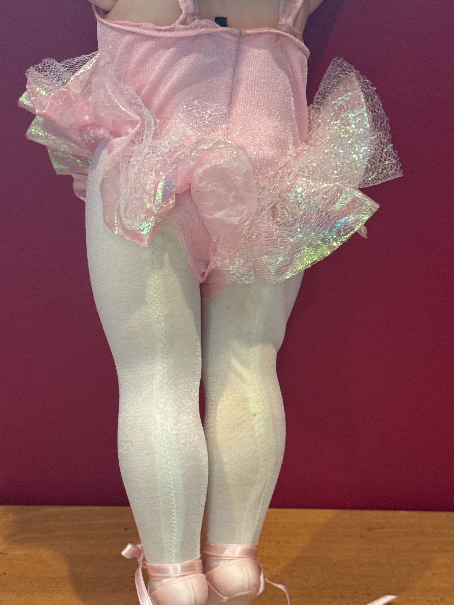 Vintage 1989 Tyco My Pretty Ballerina 17" Doll Dancing Ballet. Does not work with Batteries.