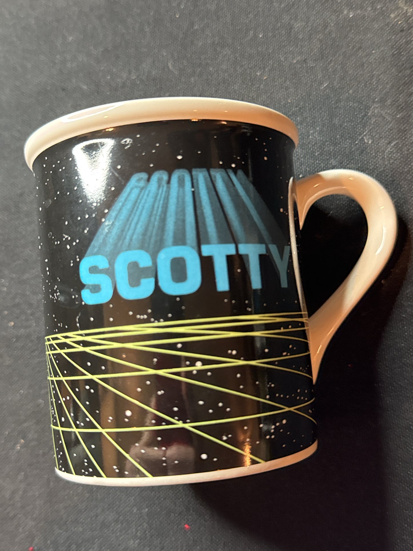 Star Trek Scotty Coffee Mug Cup Susie Morton Collection 1983 Vintage 3.75" Tall