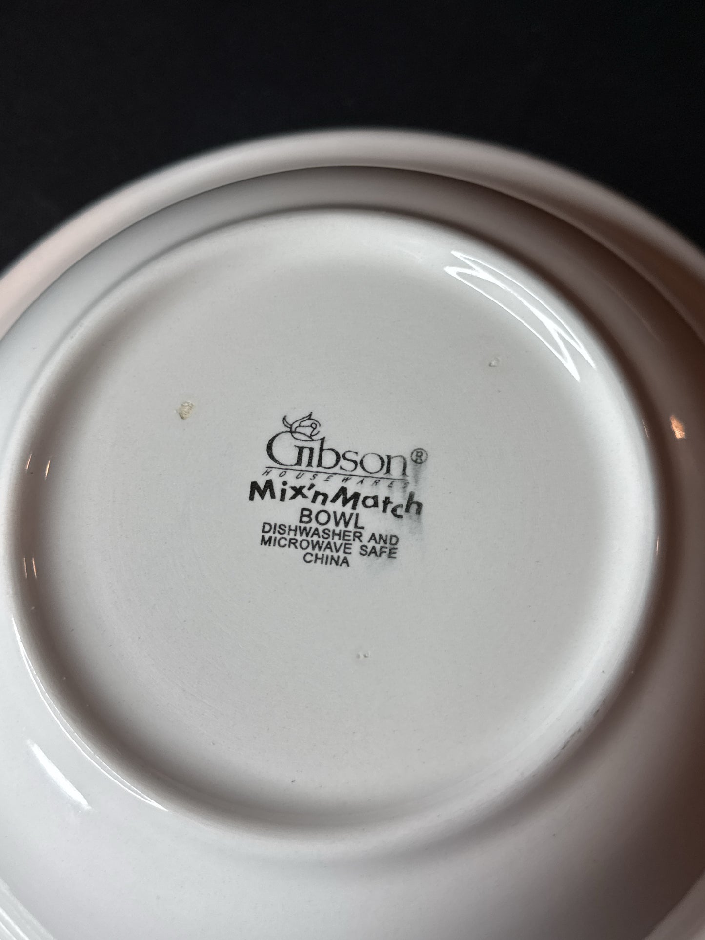 Gibson Designs Bella/Everyday 8.5" Bowl Blue & Purple Floral