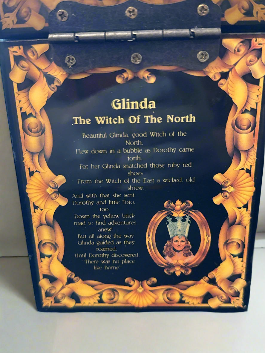 Glinda Action Musical Jack-In-The-Box Works Plays Tune Munchkinland Missing Hat