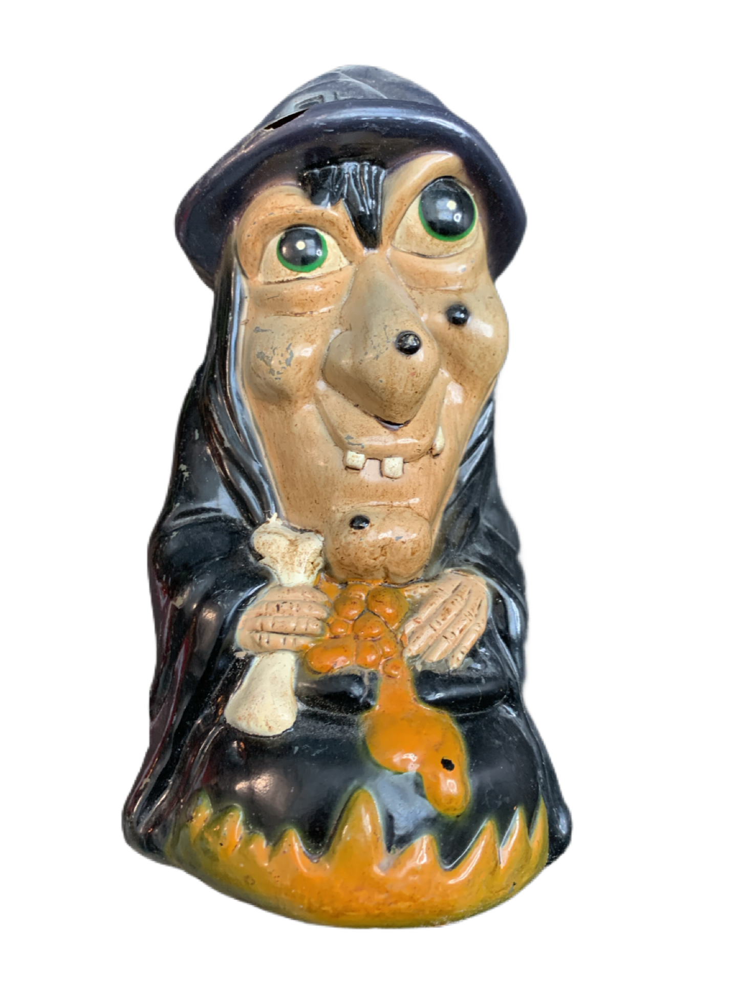 Halloween Dynagood 9" Witch and Frankenstein Blow Molds 2001