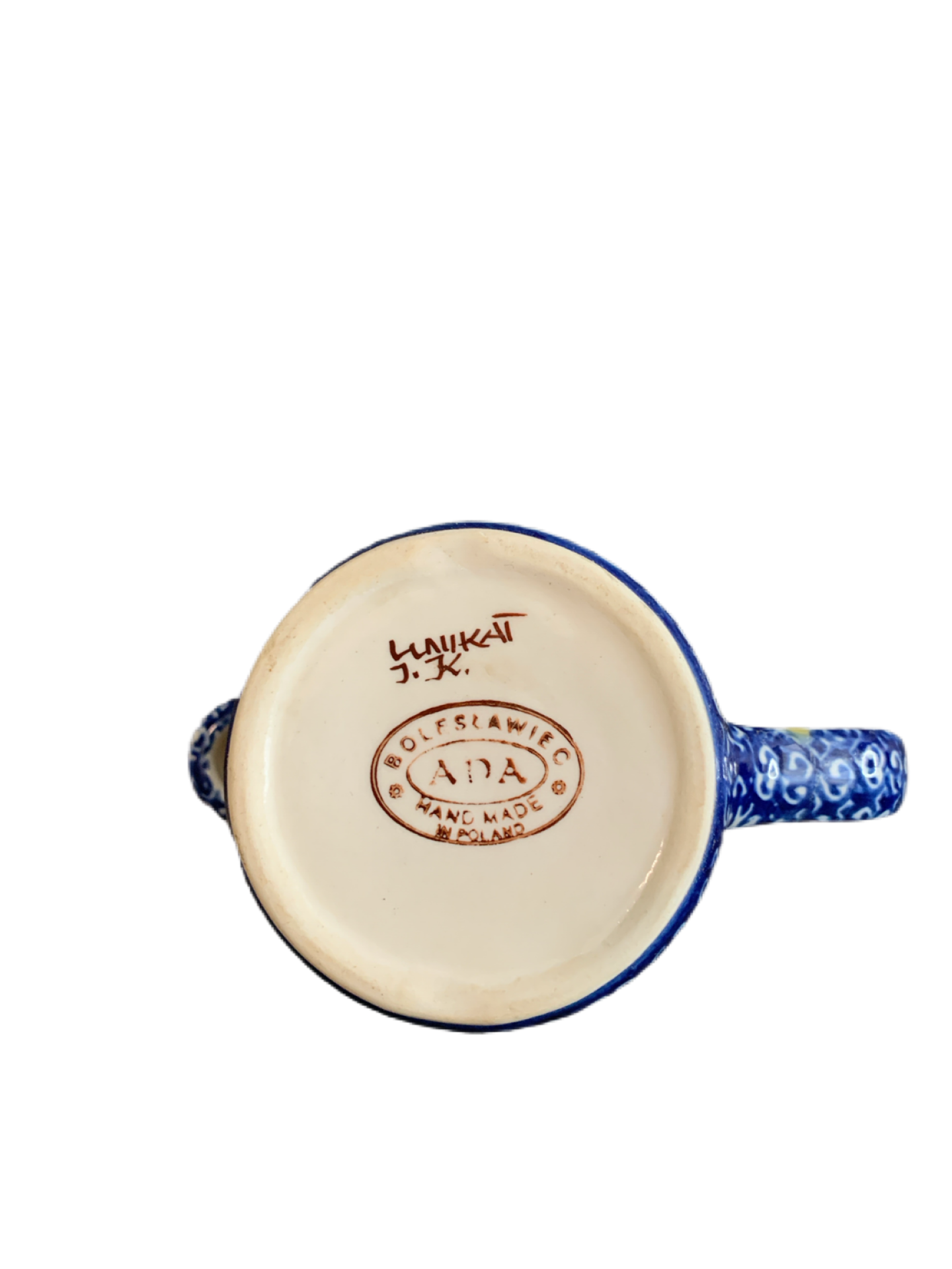 ADA Unikat Polish Pottery "Loose Tea" Set Without Spoon