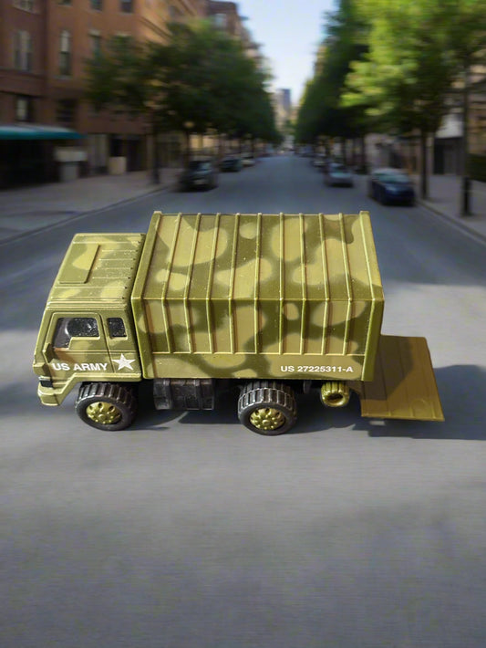 Toy Plastic Army Truck 5" Long