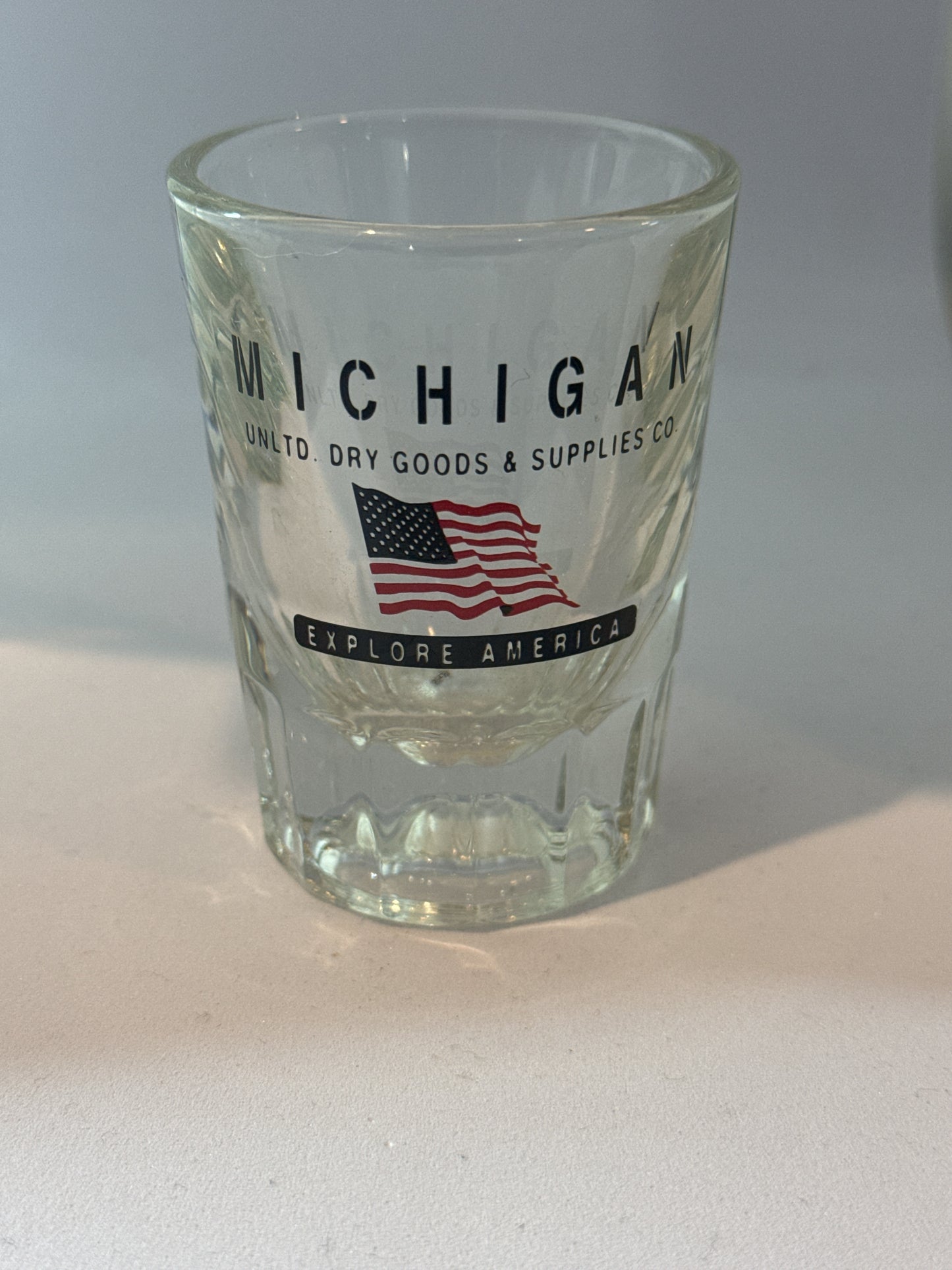 Michigan Heavy Shot Glass 3" Tall