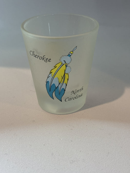 Cherokee NC Shot Glass 2.25" Tall