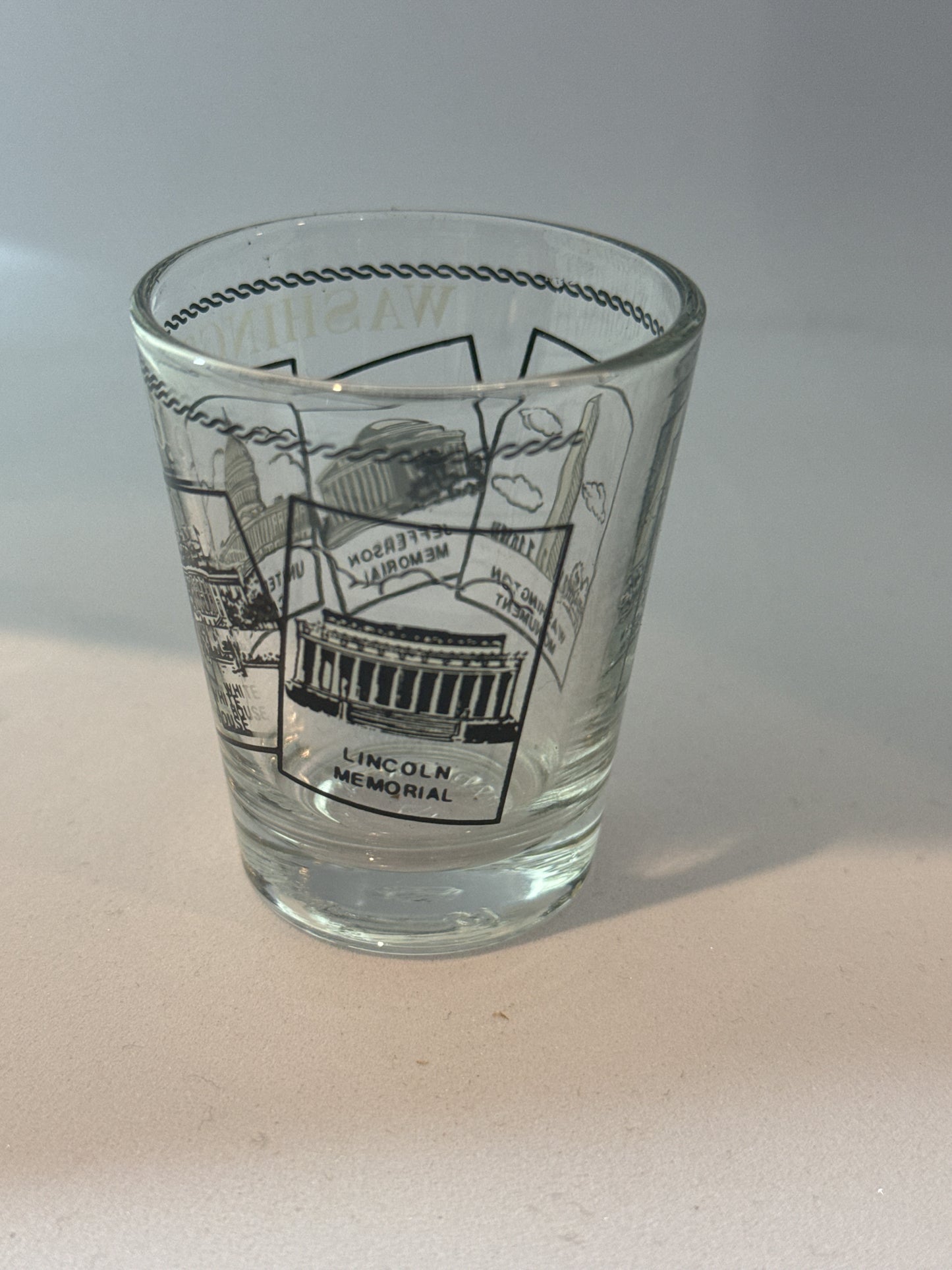 Washington DC Shot Glass 2.25" Tall