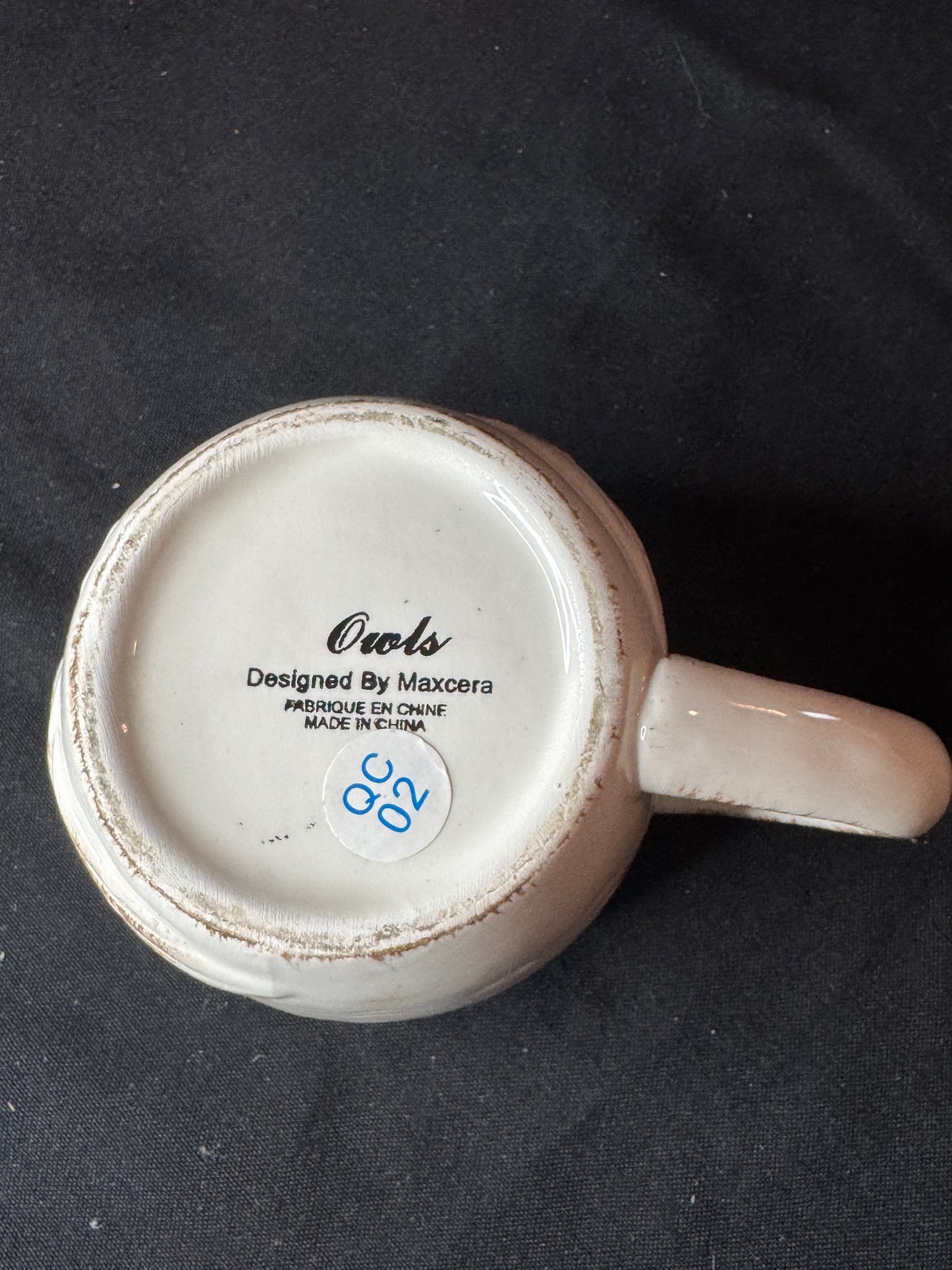 Maxcera Owl Coffee Mug Cup 20oz 4.5" Tall New