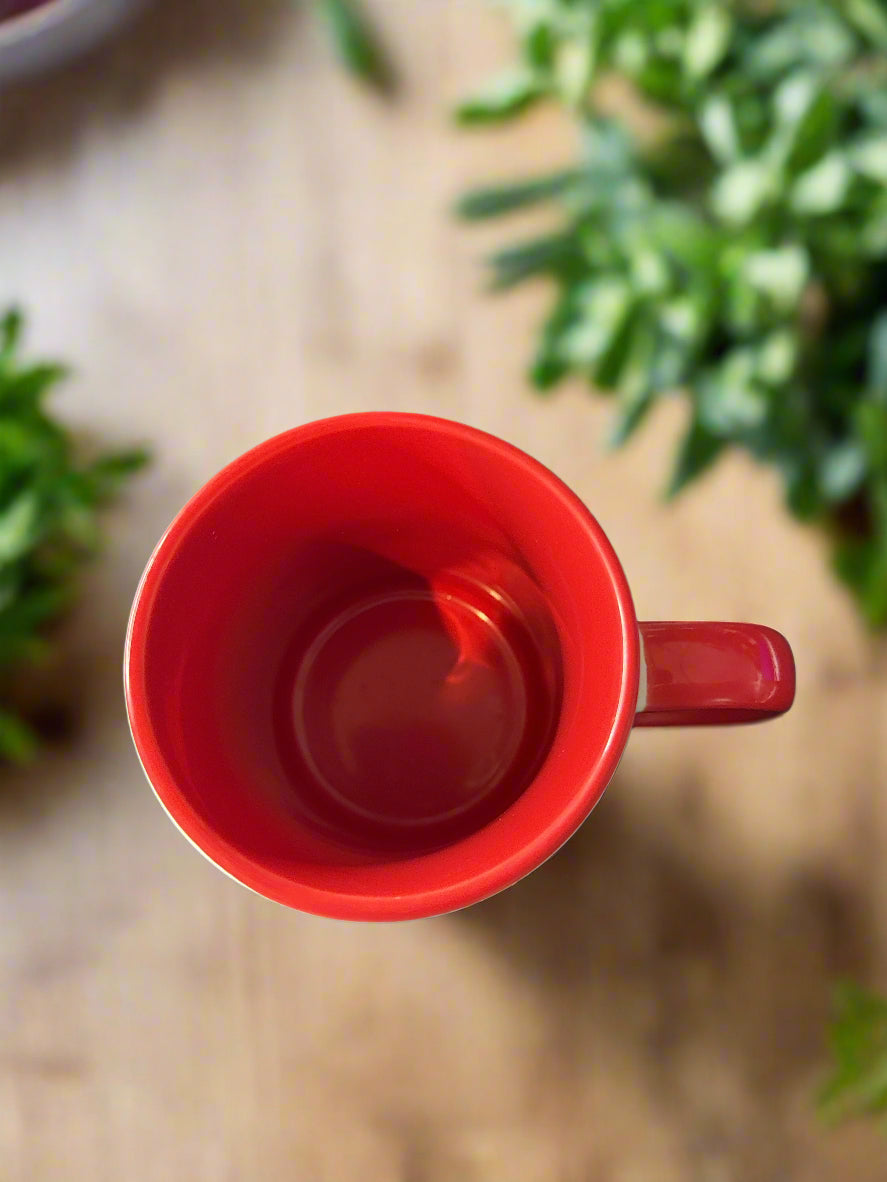 This Is My Christmas Movie Red/White Coffee Cup Mug 4 5/8" Tall Heavy