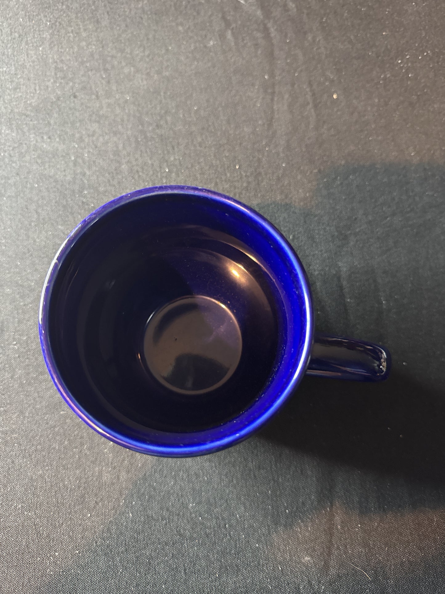 Blue Cobalt Coffee Cup Mug 4.5" Tall