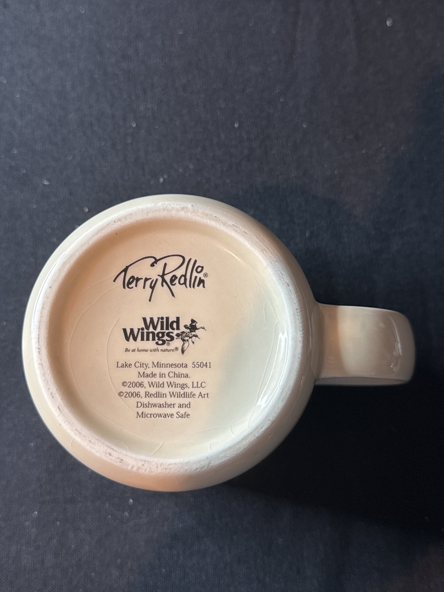 2006 Wild Wings Terry Redlin Wildlife Art 12 oz Backwoods Cabin Coffee Cup Mug Ducks