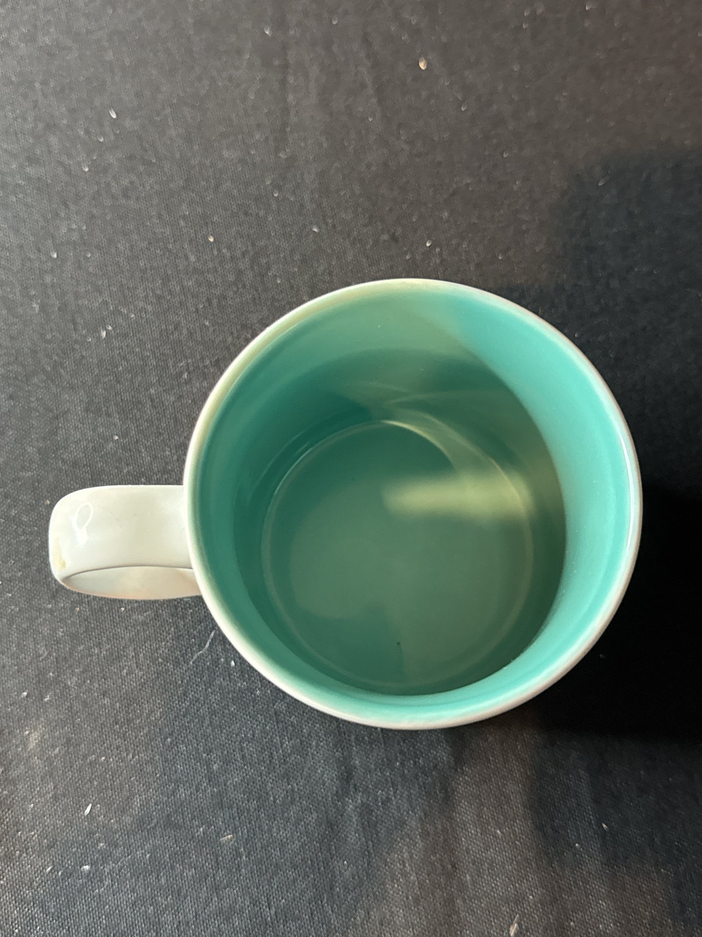 You Are One In A Million Money Coffee Cup Mug New in Box 3.5" Tall Aqua Interior