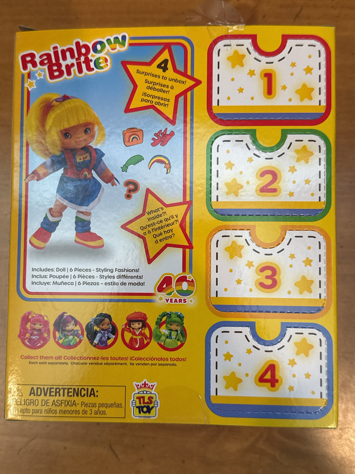 Rainbow Brite 5.5" Fashion Doll 40th Anniversary TLS Toys Loyal Subjects 2024 New in Box